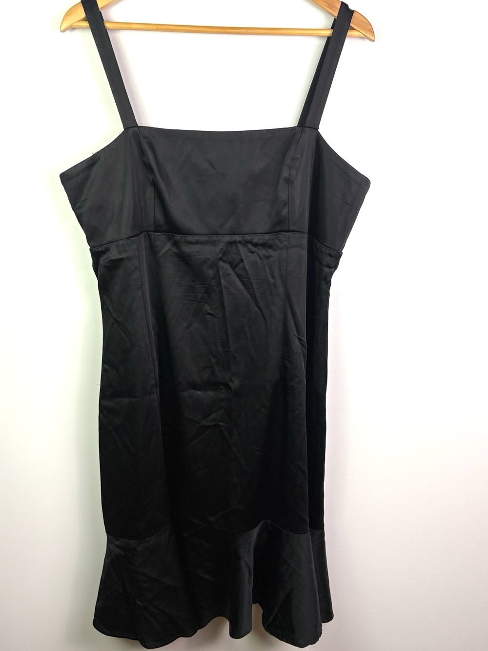 Calvin Klein Black Satin Dress size 16